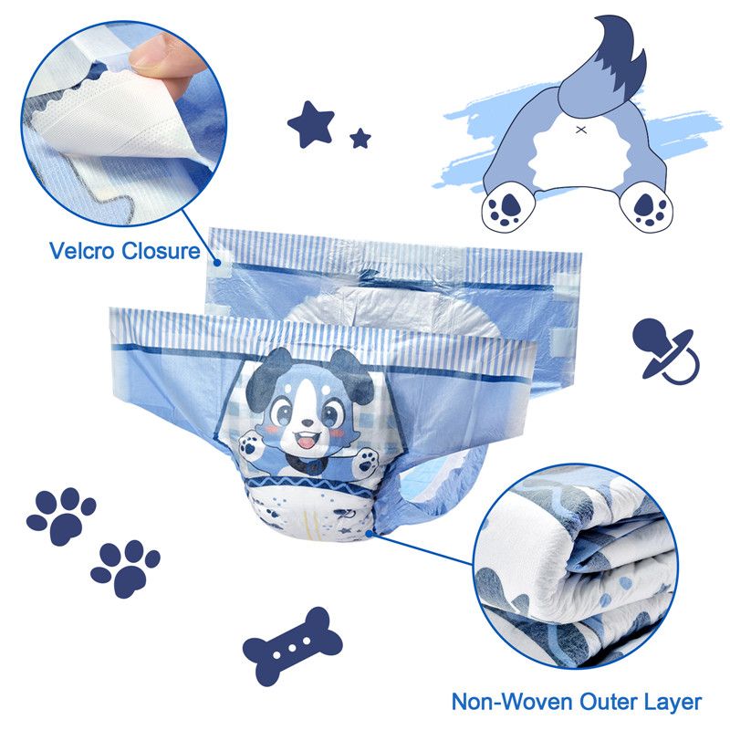 Little for Big - Little BABY FUR - bunte Windeln für Erwachsene M | L | XL