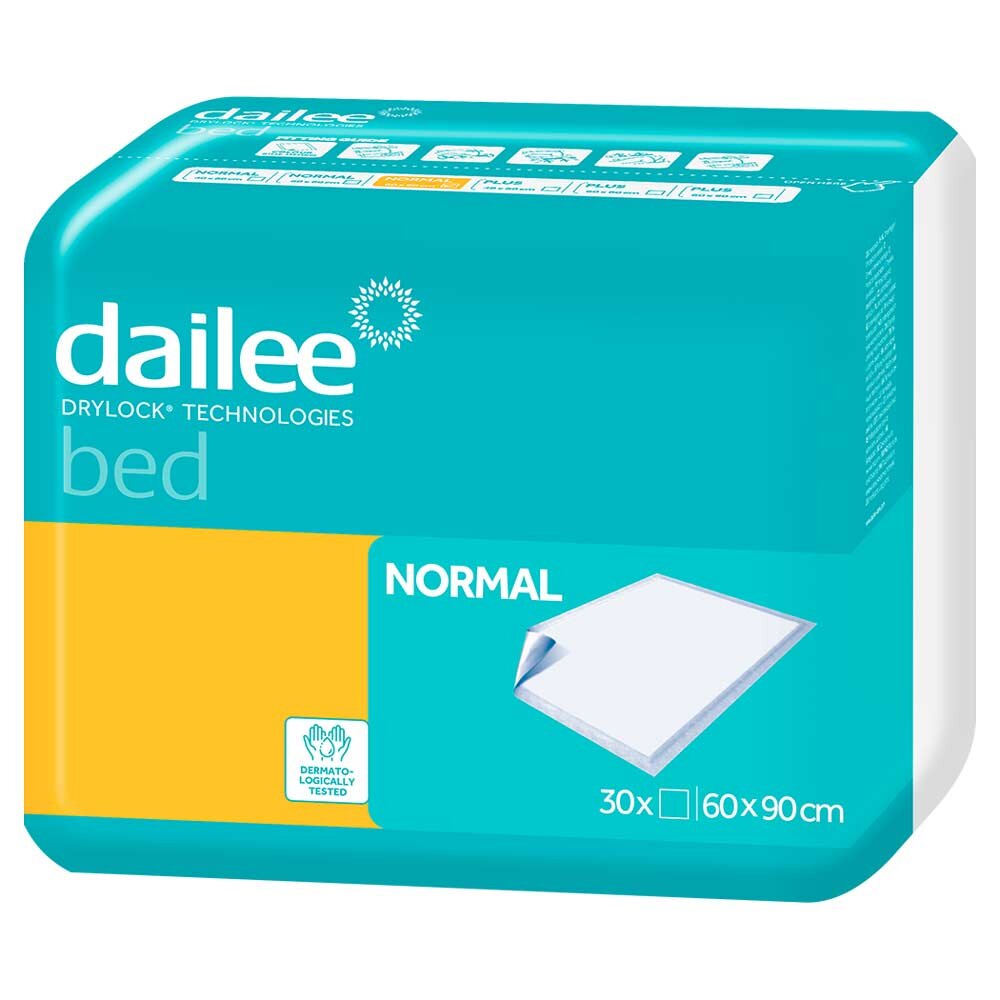 Dailee Bed Normal Bettschutzeinlagen - 60 x 90cm - 6x30 Stück Karton