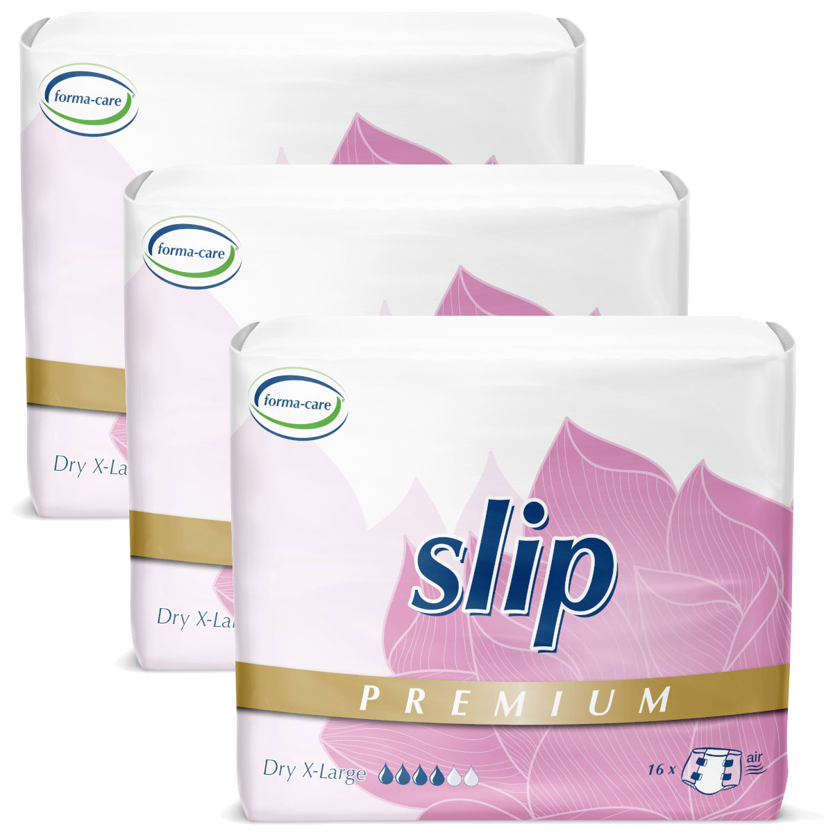 Forma-Care PREMIUM Dry Slip TAG - X-Large (XL) - 3x16 (48) St. Karton