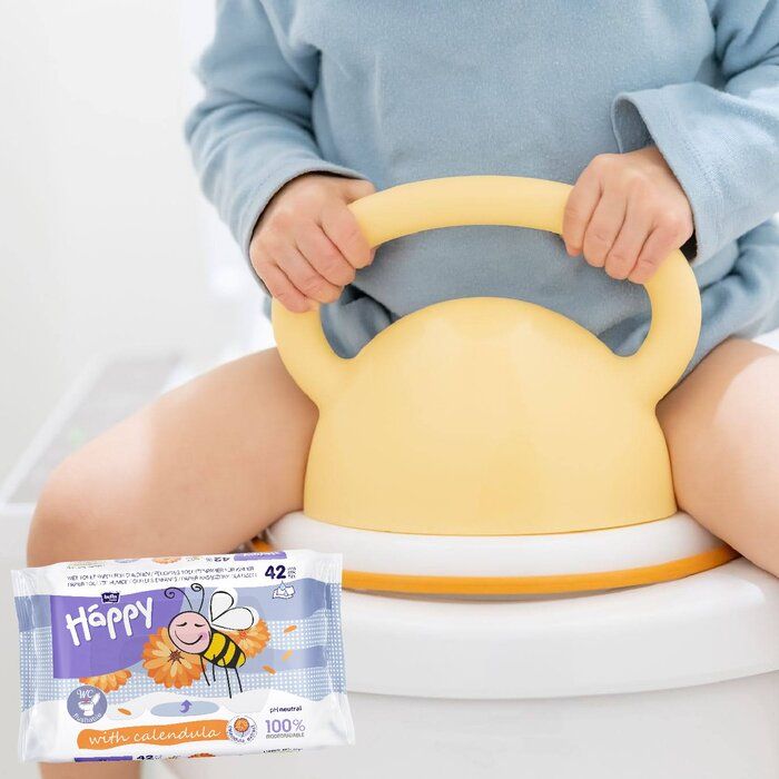 Bella Happy - feuchtes Toilettenpapier mit Calendula - 42 Tücher