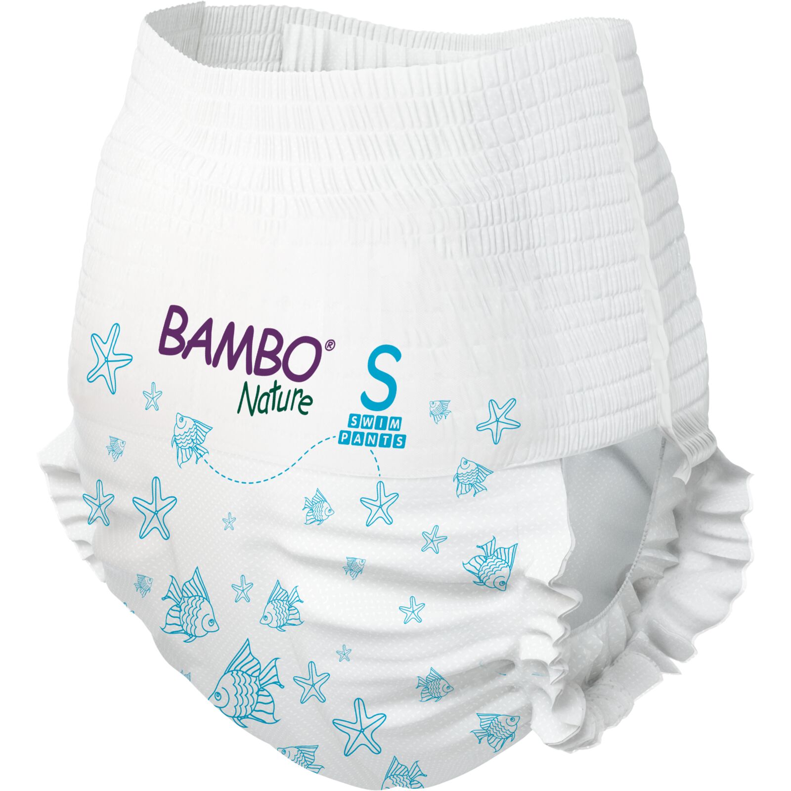 Bambo Nature Schwimmwindeln für Kinder Gr. S - 12 Stück Pack