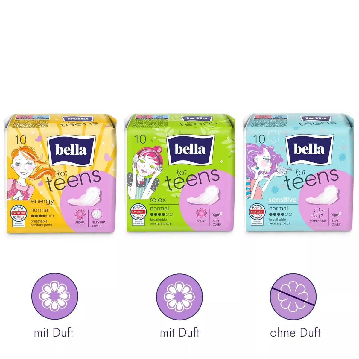 Bella für Teens ULTRA Binden "ENERGY" - 10 Stück Pack