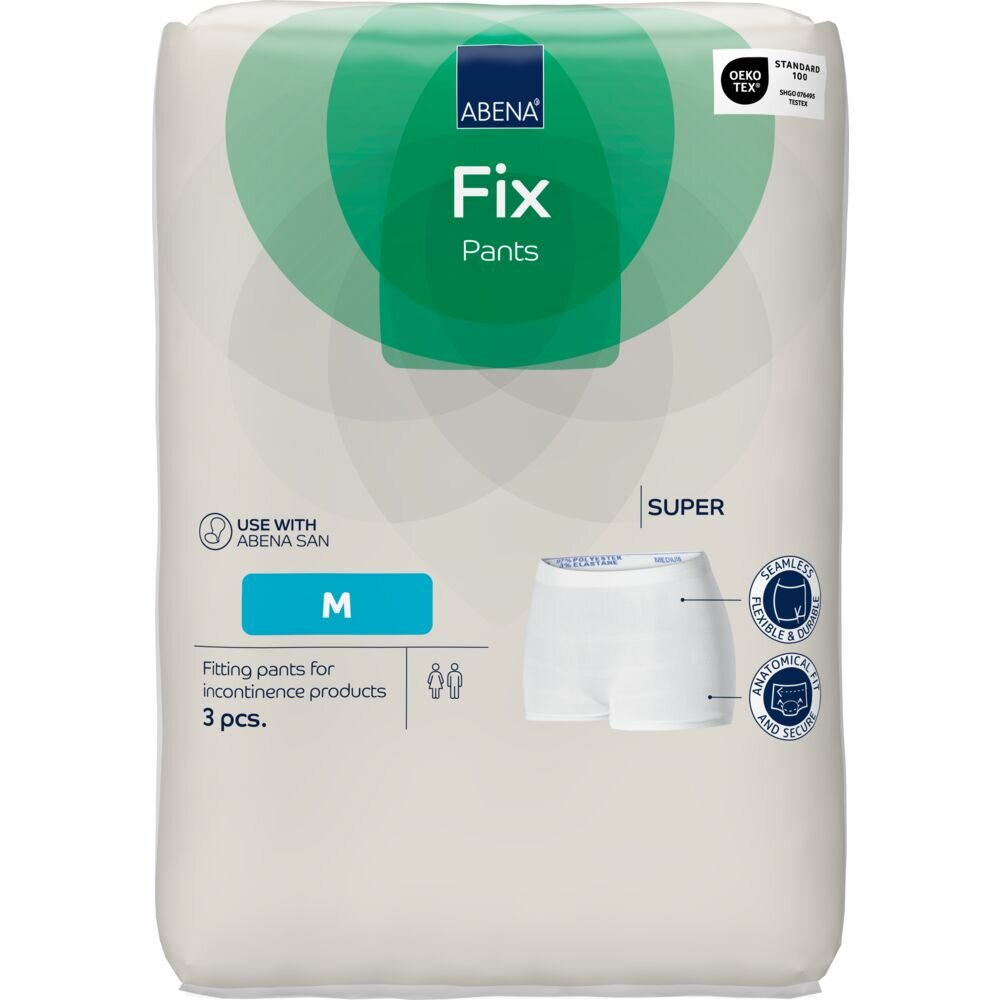 ABENA Fix Pants SUPER Fixierhose aus Microfaser 3er Pack - M