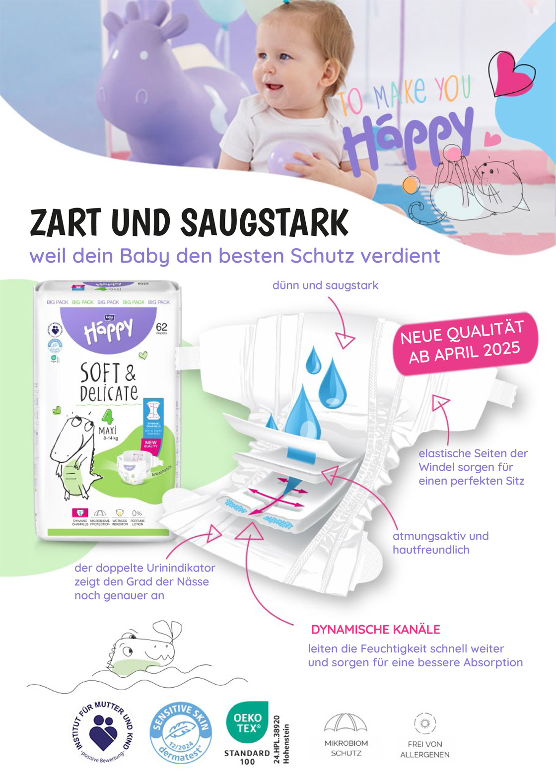 Bella Baby Happy - noch besser, noch saugstärker