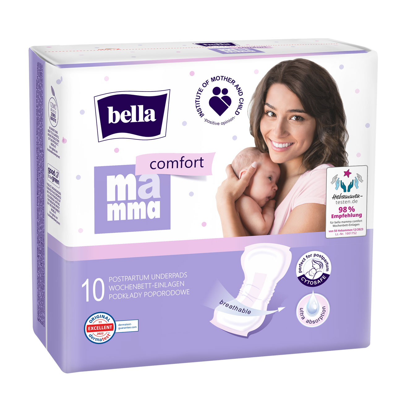 Bella Mamma Comfort Wochenbett-Einlagen - 10er Beutel