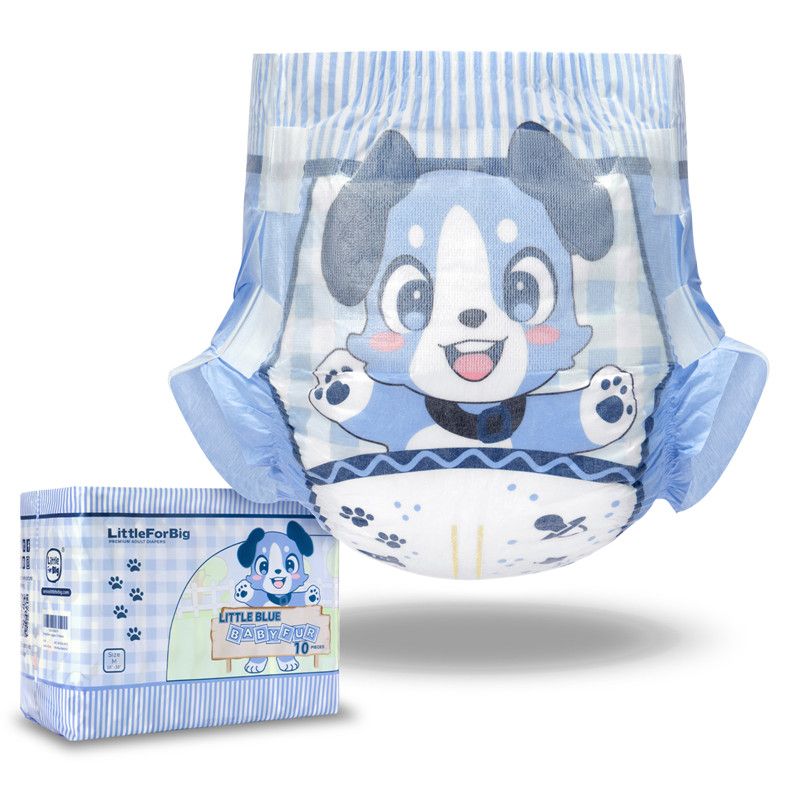 Little for Big - Little BABY FUR - bunte Windeln für Erwachsene M | L | XL