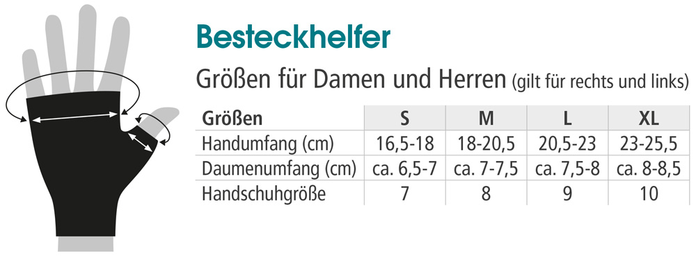 Suprima Besteckhelfer Größen und Maße