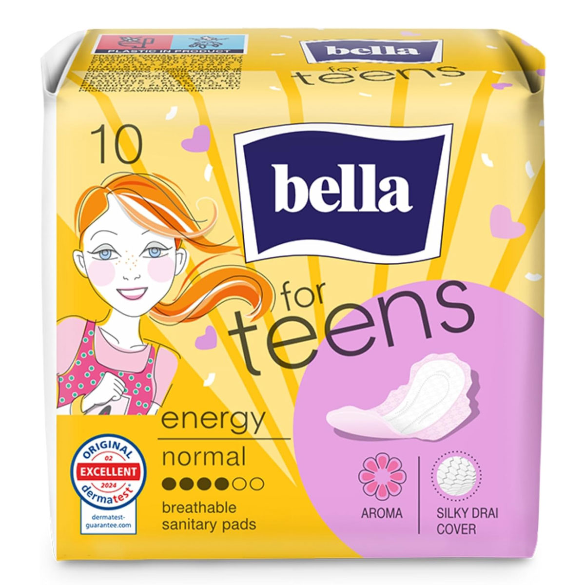 Bella für Teens ULTRA Binden "ENERGY" - 10 Stück Pack