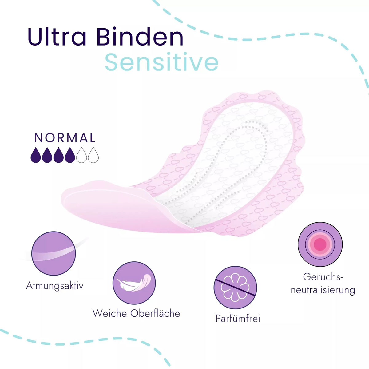 Bella für Teens ULTRA Binden "SENSITIVE" - 10 Stück Pack