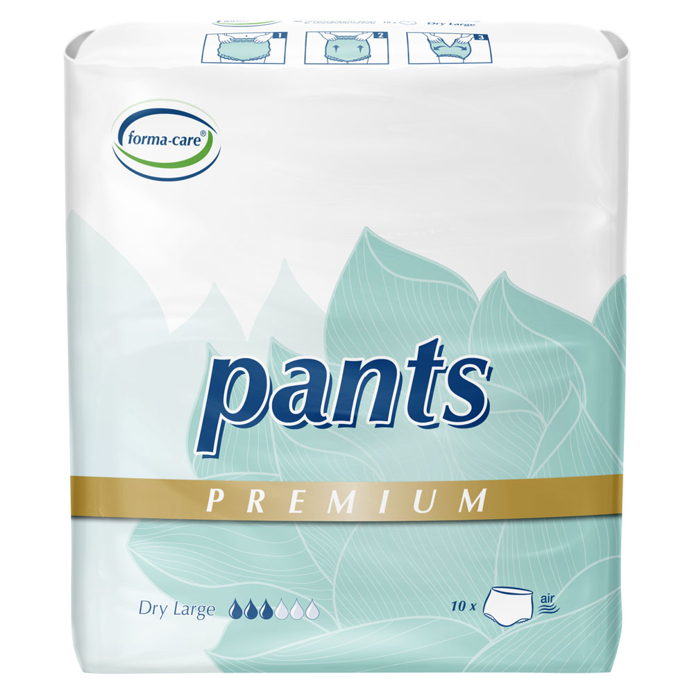 Forma-Care Pants - Premium Dry - Large (L) - 8x10 Stück