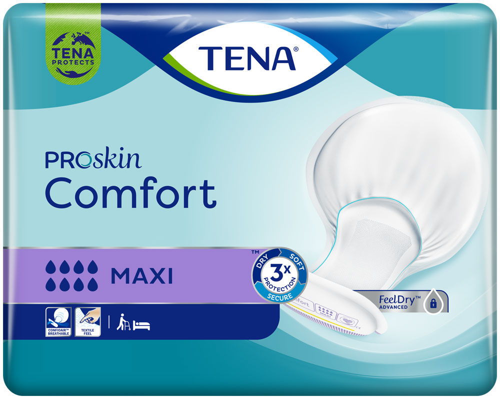 TENA Comfort - Maxi - Inkontinenzvorlagen (2x34 Stück)