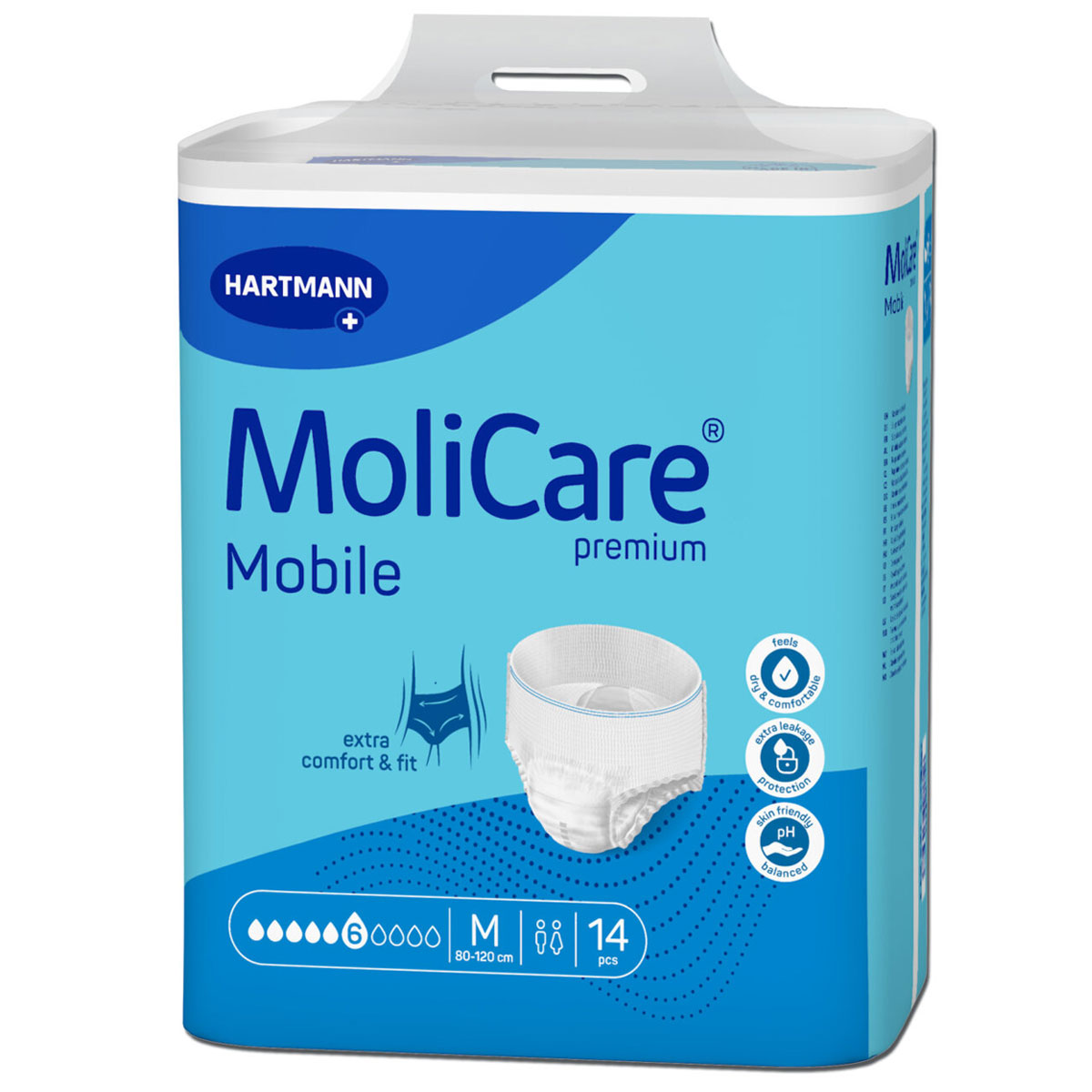 HARTMANN MoliCare® Premium Mobile 6Tr. - Ink.Hose - M - 4x14 Stück