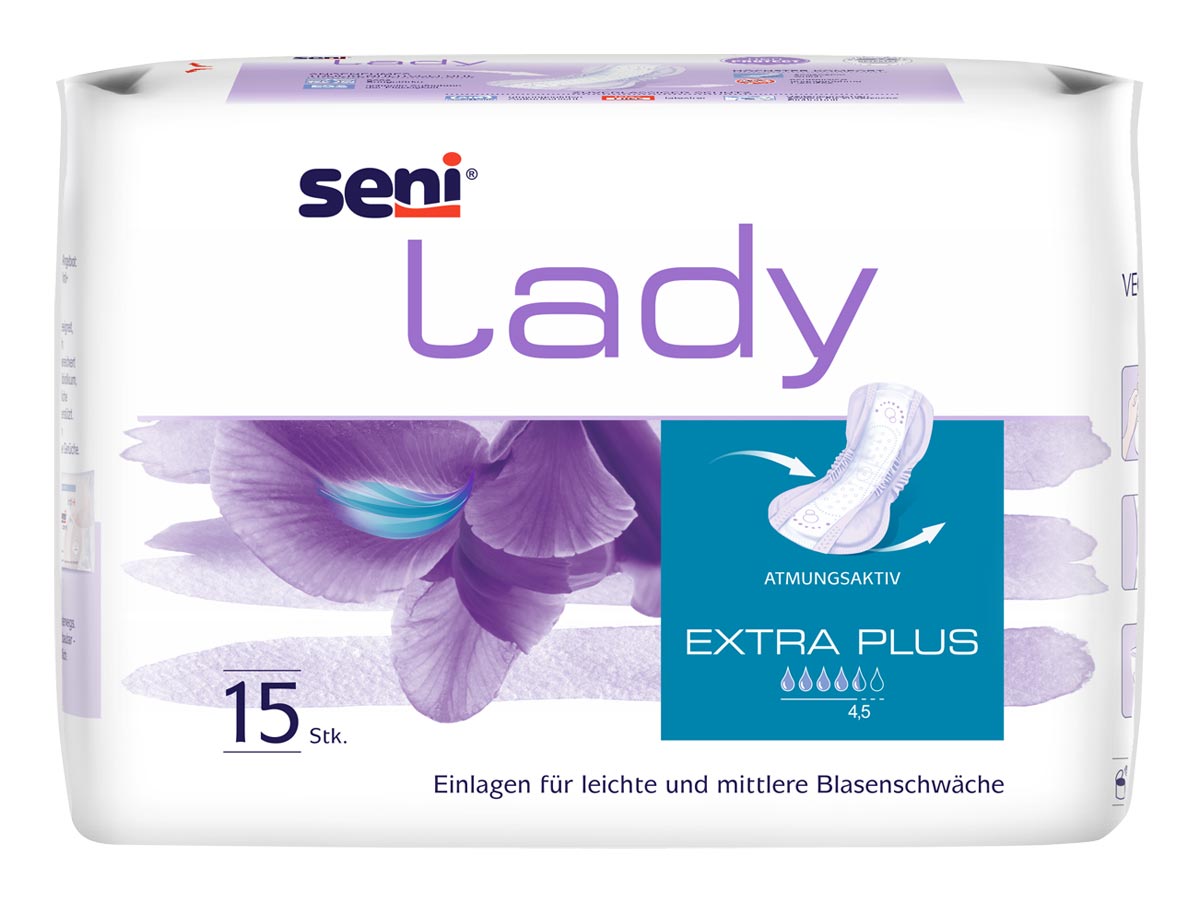 SENI Lady EXTRA PLUS - 580ml Saugleistung - 20 x 15 Stück