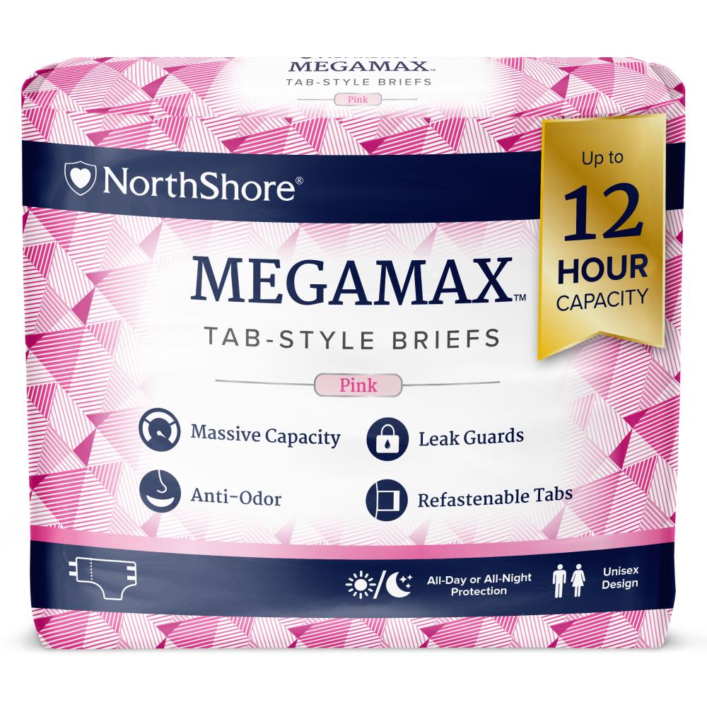 NorthShore MEGAMAX PINK Windeln - 10 St. Beutel - X-Large (XL)