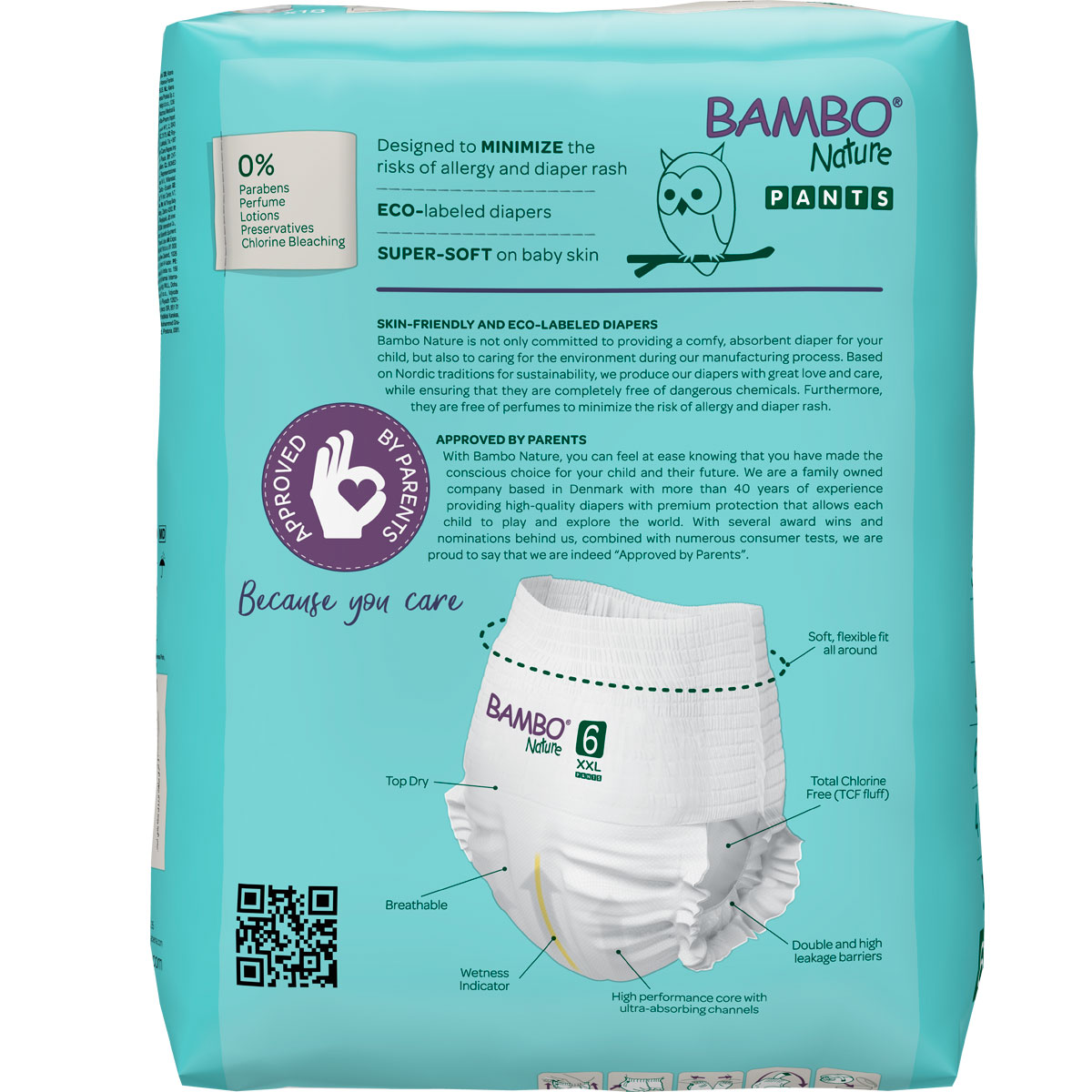 Bambo NATURE - Training Pants Gr. 6 JUNIOR EXTRA [XXL] - (18 St. Einzelpack)