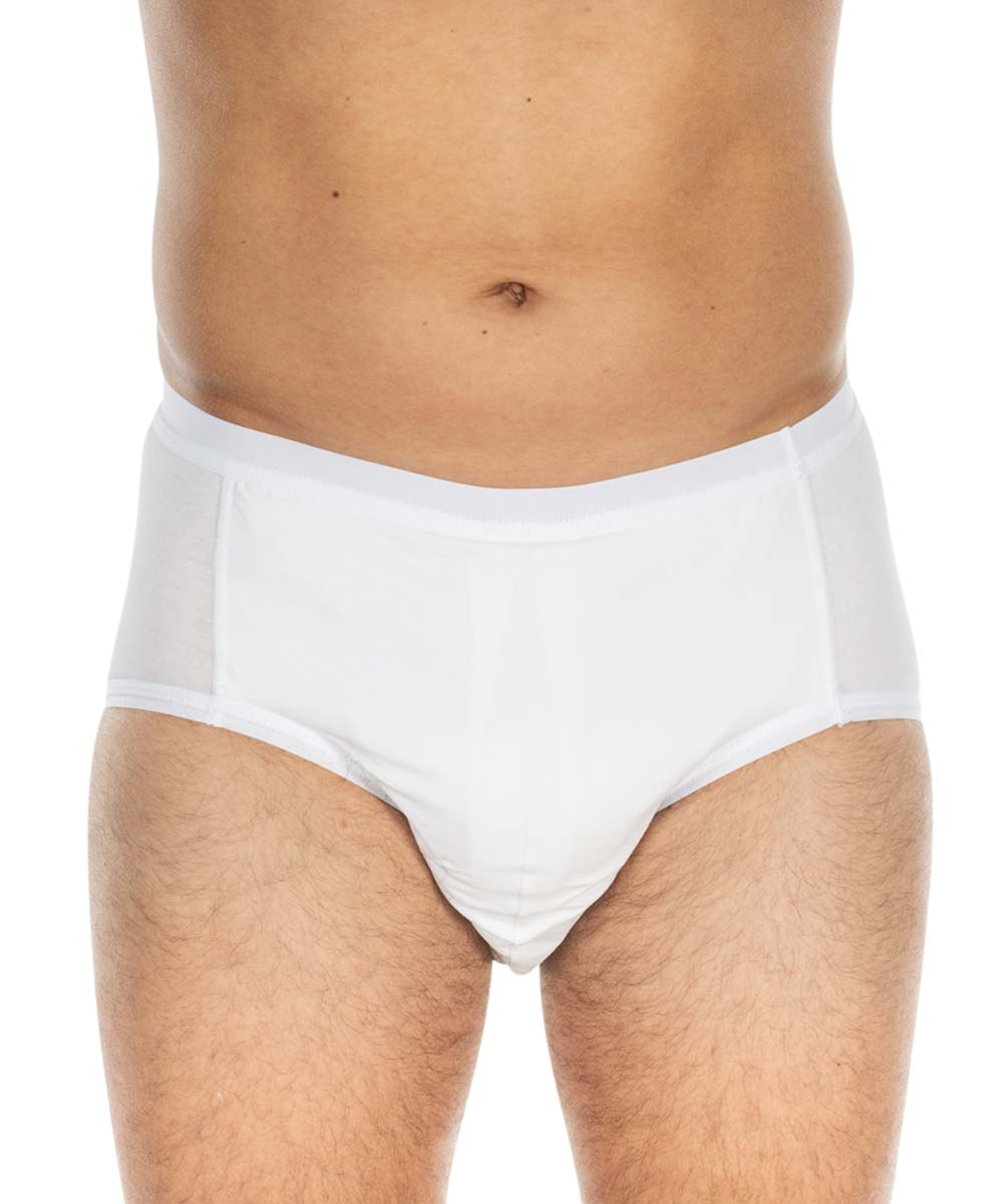 Suprima Herren-Baumwollslip mit Nässeschutz - Schlupfform 1242