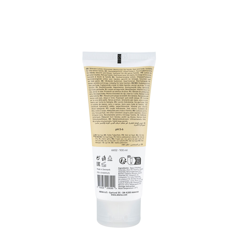 ABENA Hautpflegelotion - parfümfrei, 100 ml Tube