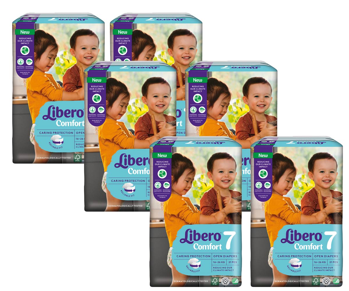 Libero Comfort Fit Gr. 7 XL 15-26Kg (6x21 Stück) 