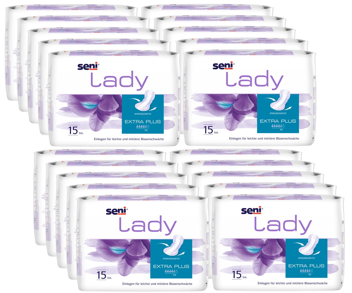 SENI Lady EXTRA PLUS - 580ml Saugleistung - 20 x 15 Stück