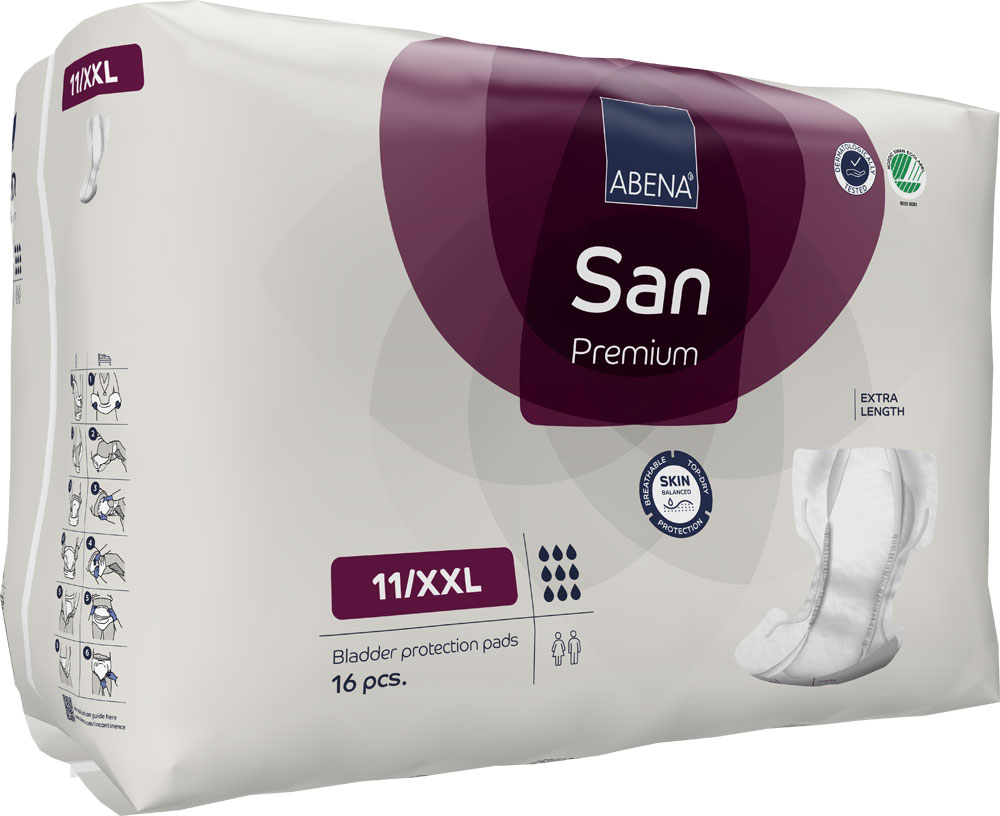 ABENA San PREMIUM Nr. 11 XXL - extra große Vorlagen (16 St. Packung)