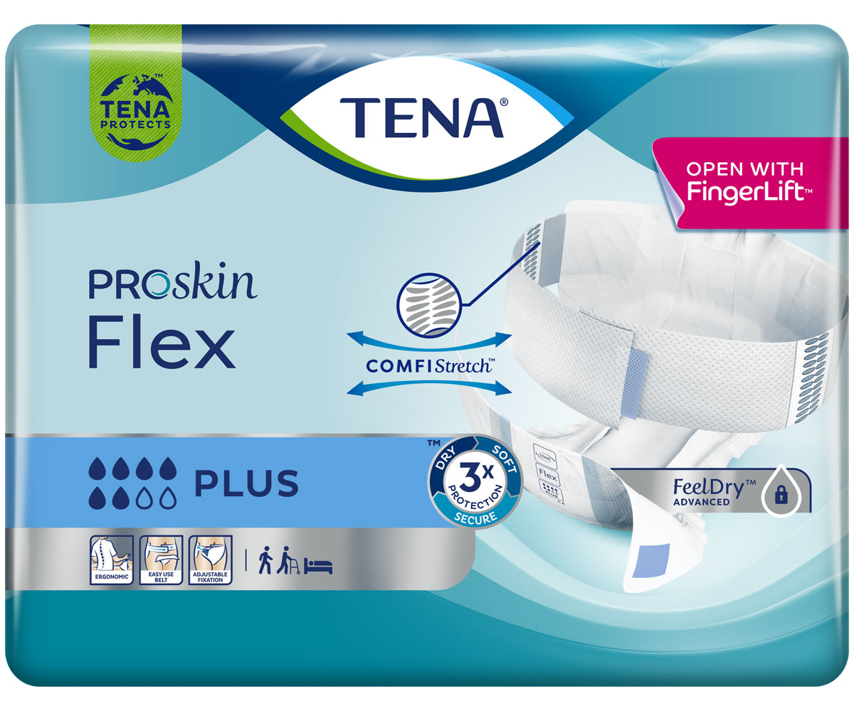 TENA Flex Plus - Vorlage mit Hüftbund - Gr. SMALL (3x30 Stück)