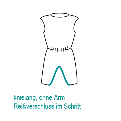 CAREWEAR Pflegeoverall 8012, knielang ohne Arm, unisex mit Beinreißverschluss S azur