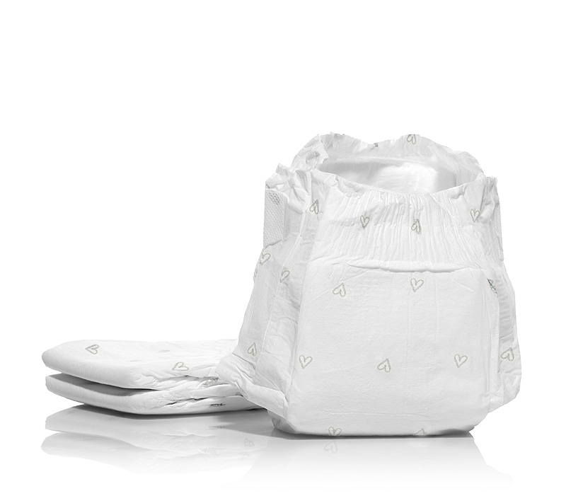 Eco by NATY - Ökowindeln Größe 1 Newborn 2-5 Kg, 4x25 St. Jumbopack