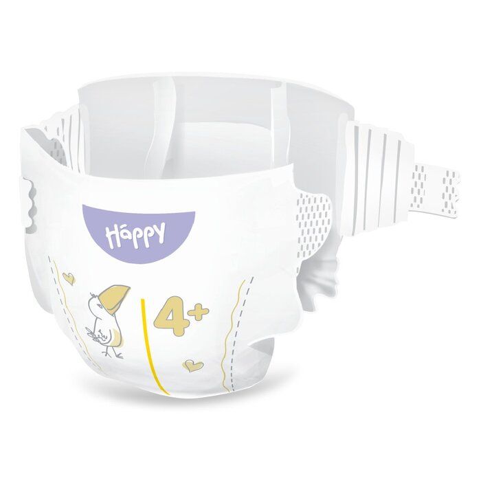 Bella Happy Soft & Delikate Gr. 4+ - Babywindeln Maxi PLUS 9-15 kg 168 (3x56) Stück BIGpack