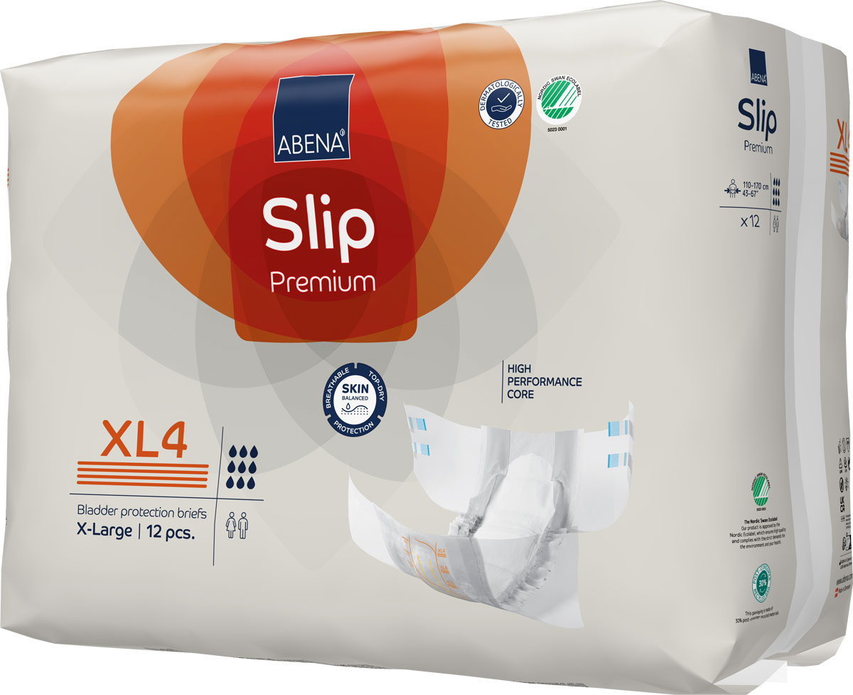 ABENA Slip Premium Gr. XL4 - extra saugstarke Windeln  (12 St. Einzelpack)