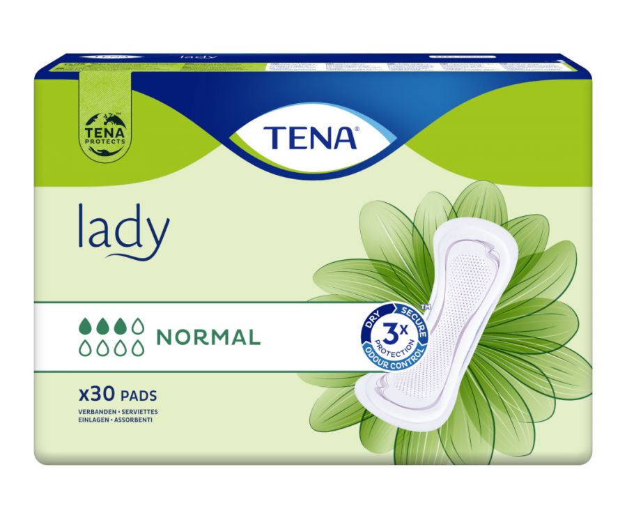 TENA Lady NORMAL - Blasenschwäche Einlagen (6x30 Stück)