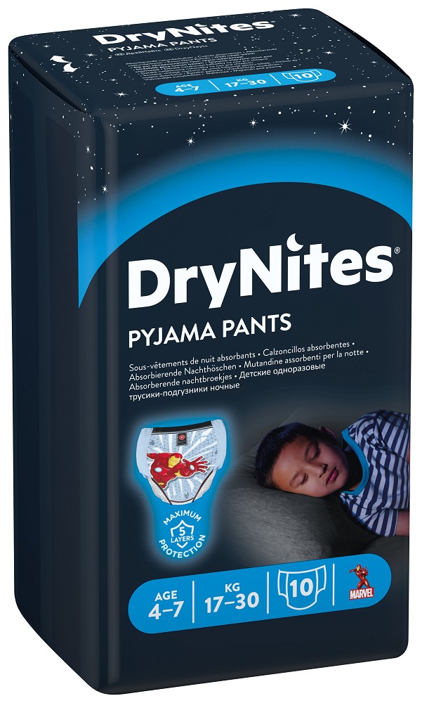 Nites Windelpants - Pants Dry Huggies Pyama Bettnässer 17-30 Jungen - für - KG für