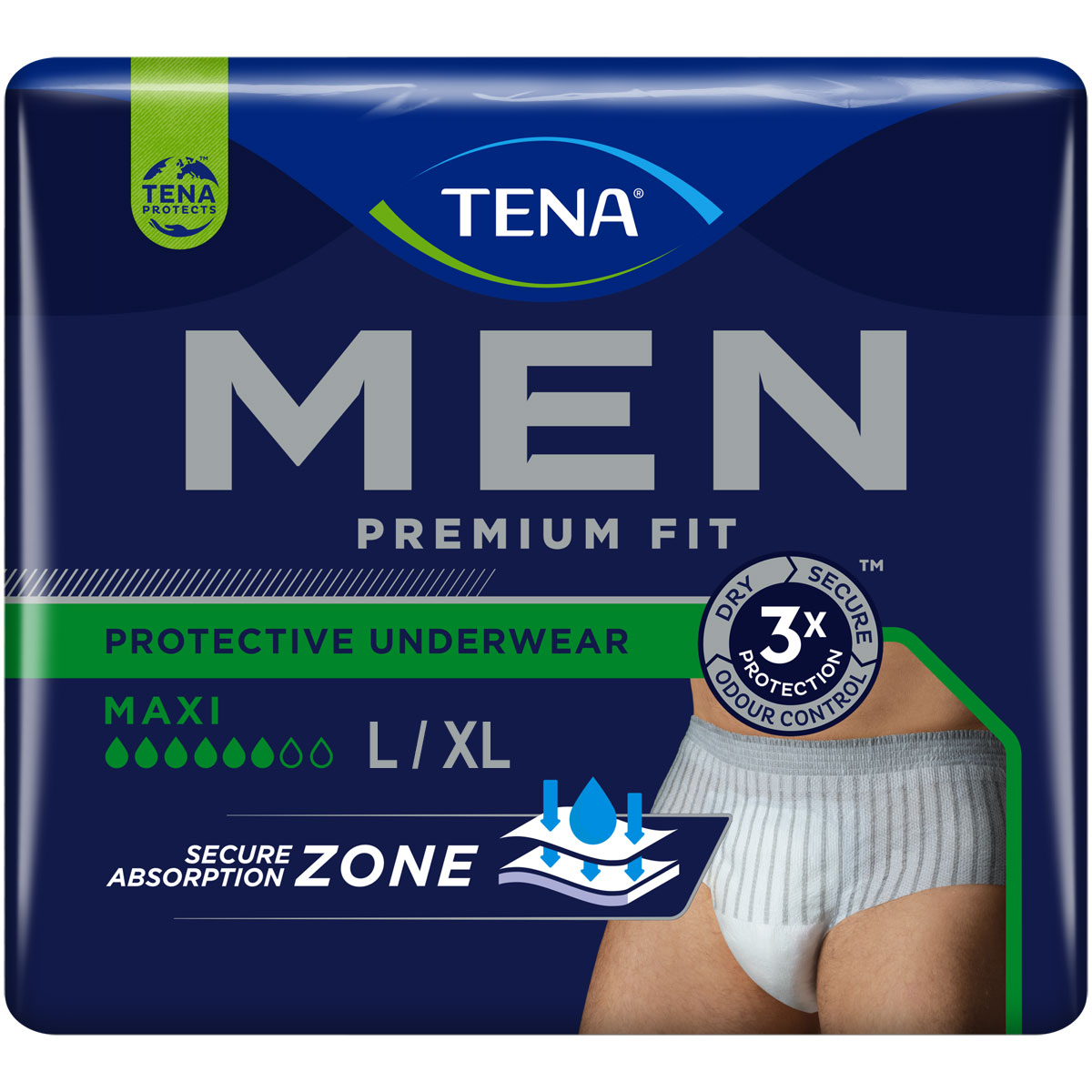 TENA Men Premium Fit - Pants MAXI für Männer Gr. L/XL (4x10 Stück )