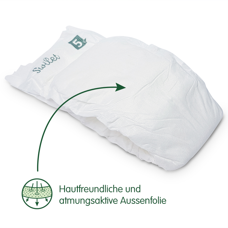 SWILET - Die Biowindel - Größe JUNIOR 12-25kg - 36 Stück Beutel