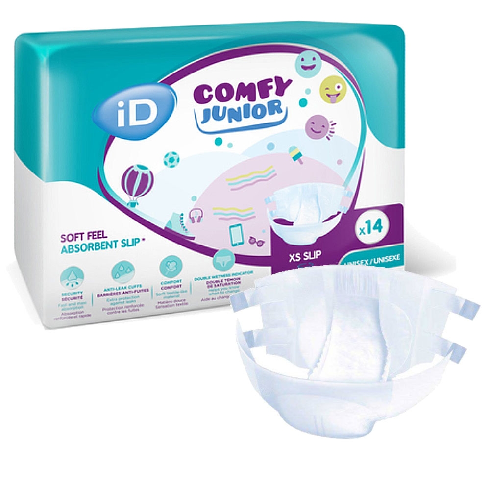 iD Comfy Junior SLIP XS - Windeln für größere Kinder - 14 St. Packung