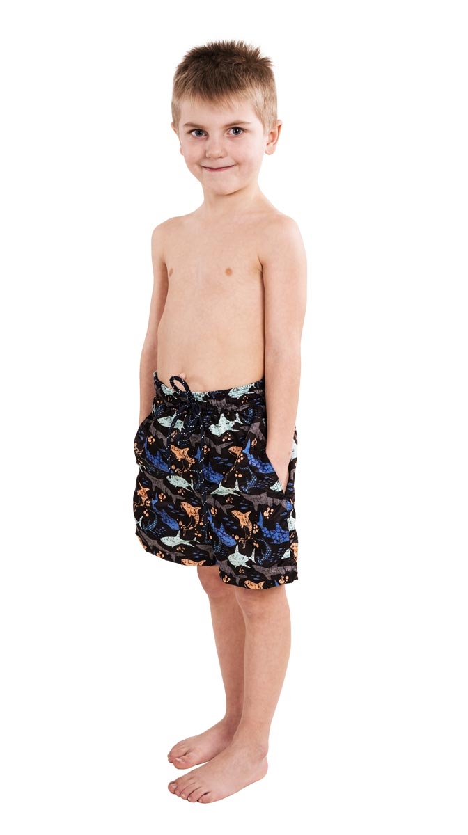 Suprima bunt bedruckte Schwimmshorts für Jungen - bei Inkontinenz - 1534