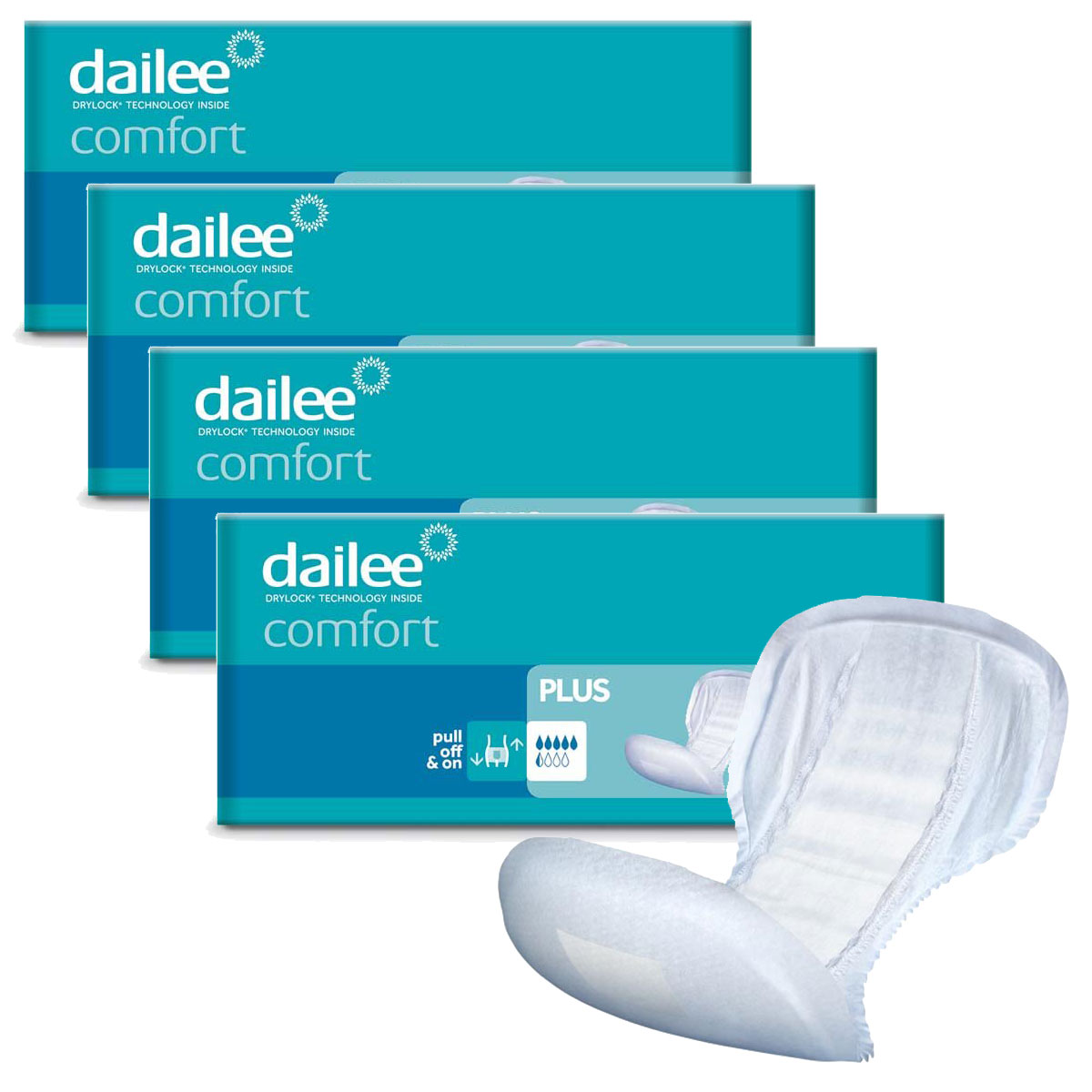 Dailee Comfort PLUS - Inkontinenzvorlagen | 4x28 St. Karton