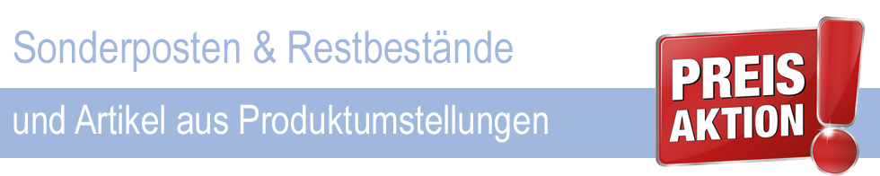 Sonderposten & Restbestände