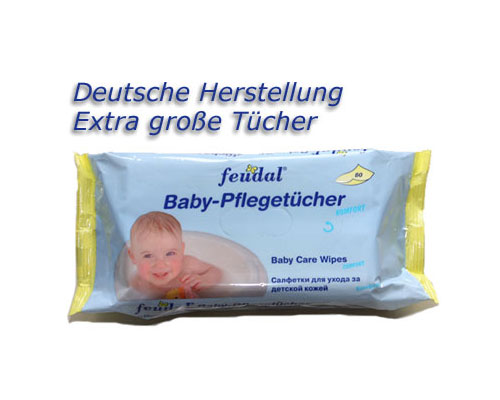 Baby Pflegetücher / Feuchttücher Comfort (12x 80 Stück NF) - MHD 05/2024